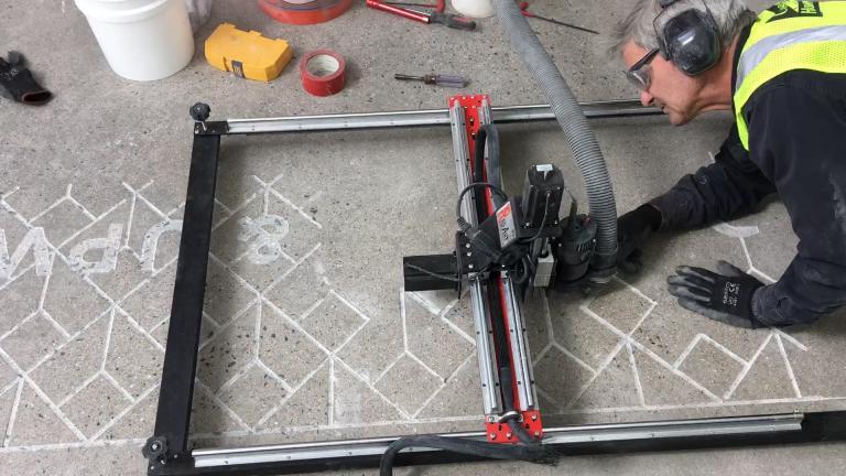 At Work engraving — RedArt CNC Pro