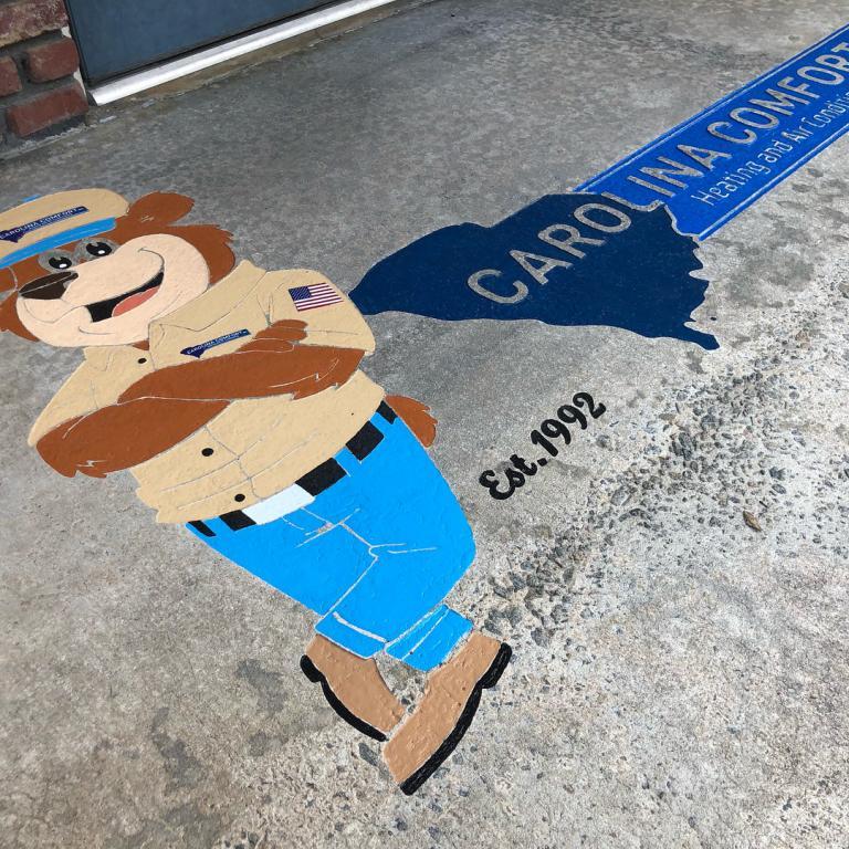 Concrete engraving — RedArt CNC Pro