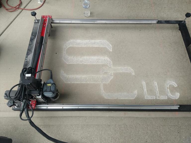 At Work engraving — RedArt CNC Pro