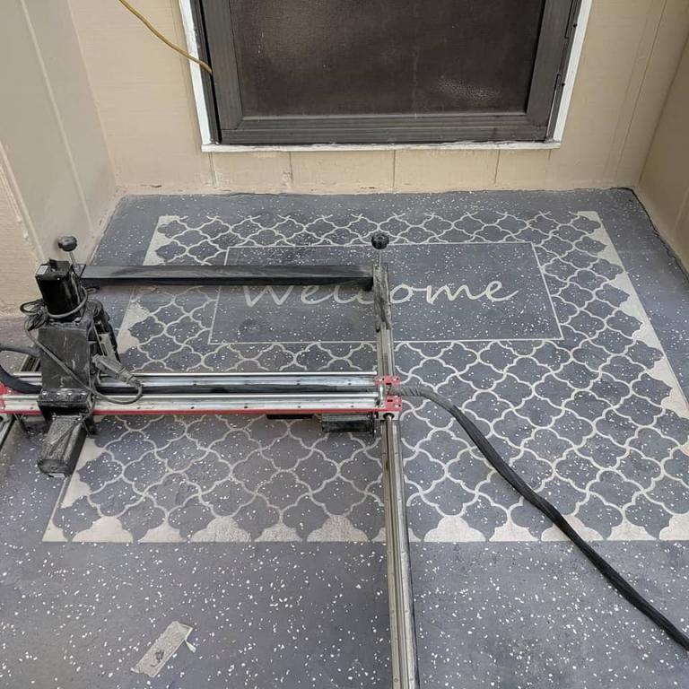 At Work engraving — RedArt CNC Pro