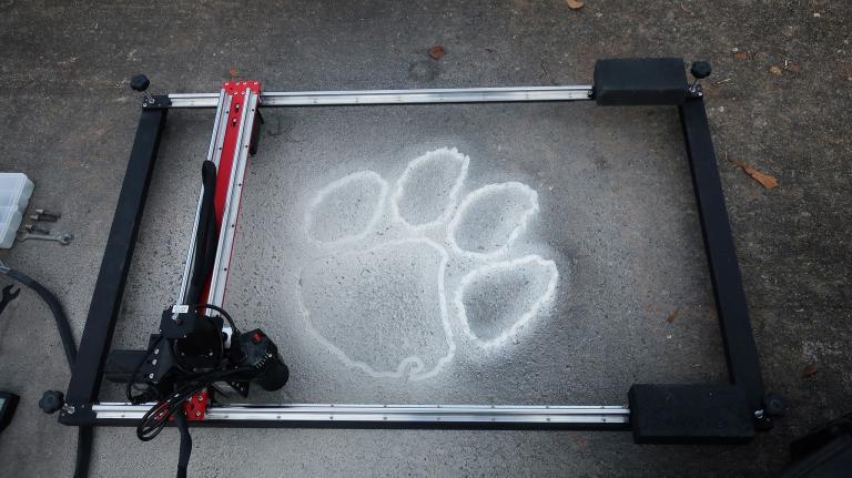 At Work engraving — RedArt CNC Pro
