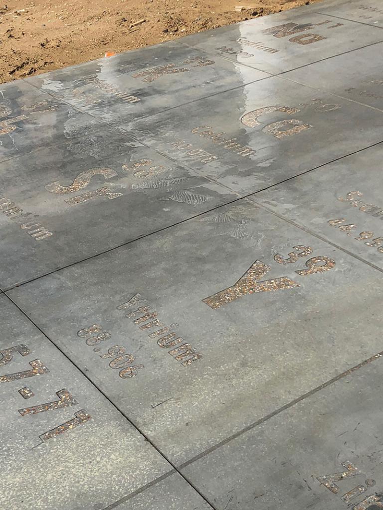 Concrete engraving — RedArt CNC Pro