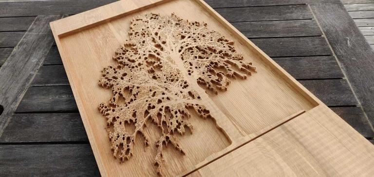 Wood engraving — RedArt CNC Pro