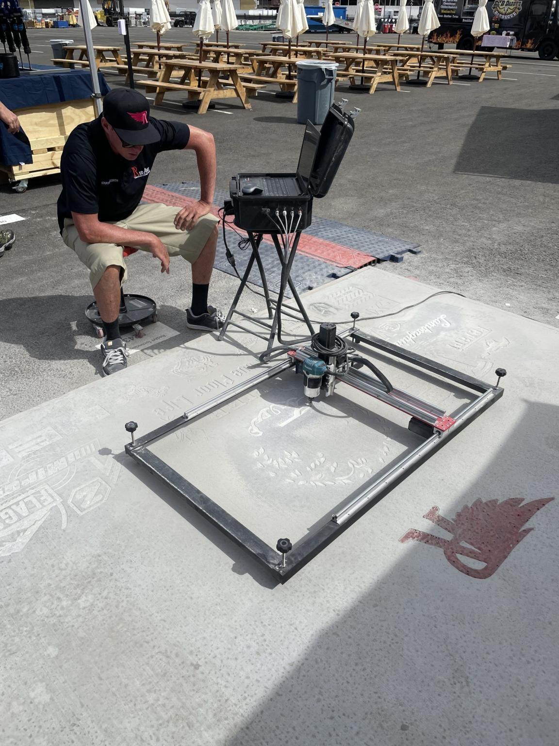 Decorative Concrete Engraving Machine CNC Pro