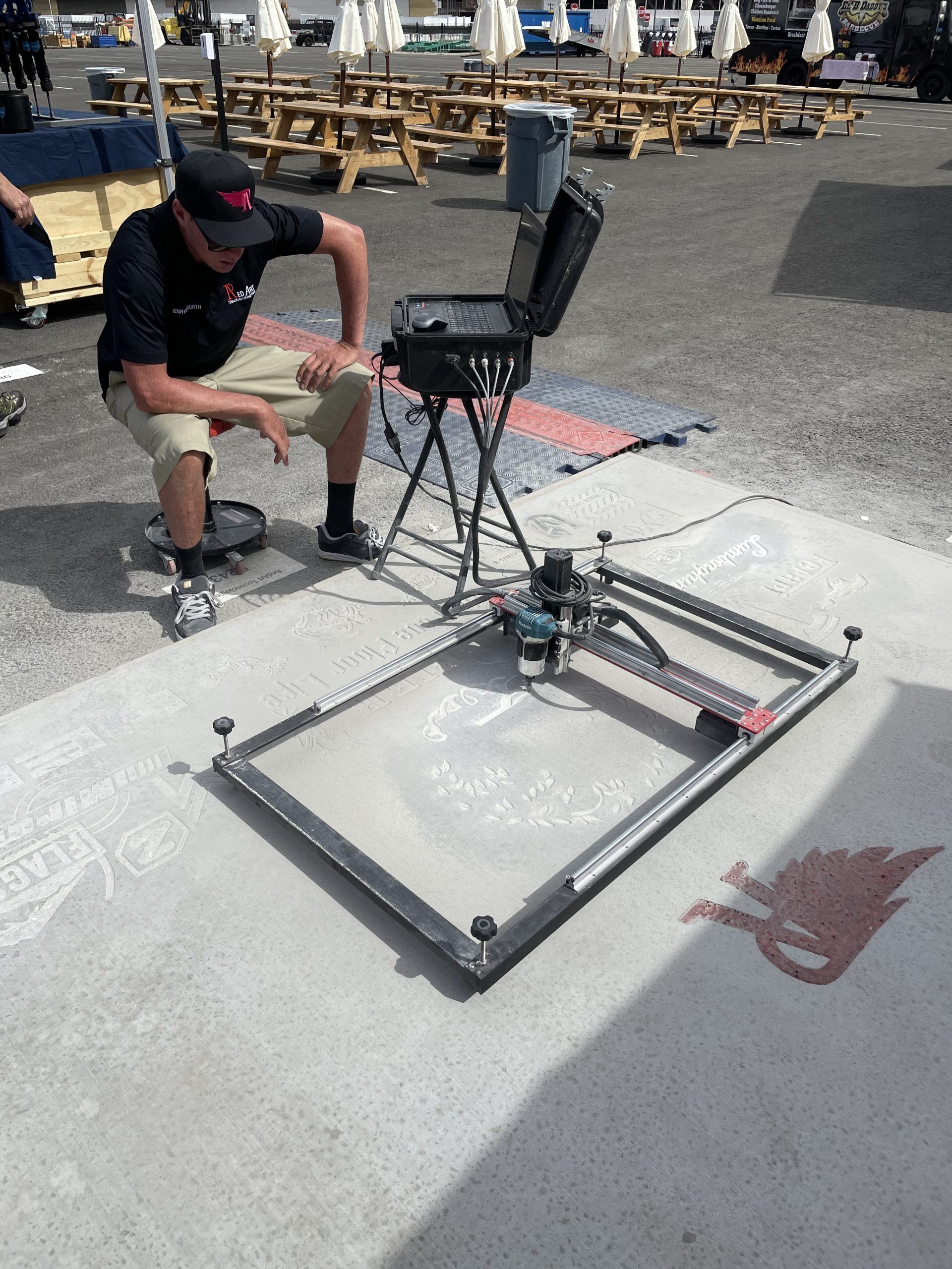 Decorative Concrete Engraving Machine CNC Pro