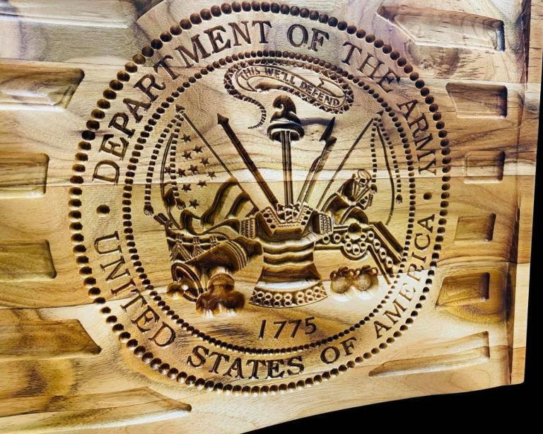 Wood engraving — RedArt CNC Pro