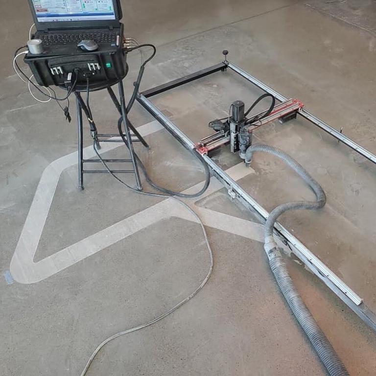 At Work engraving — RedArt CNC Pro