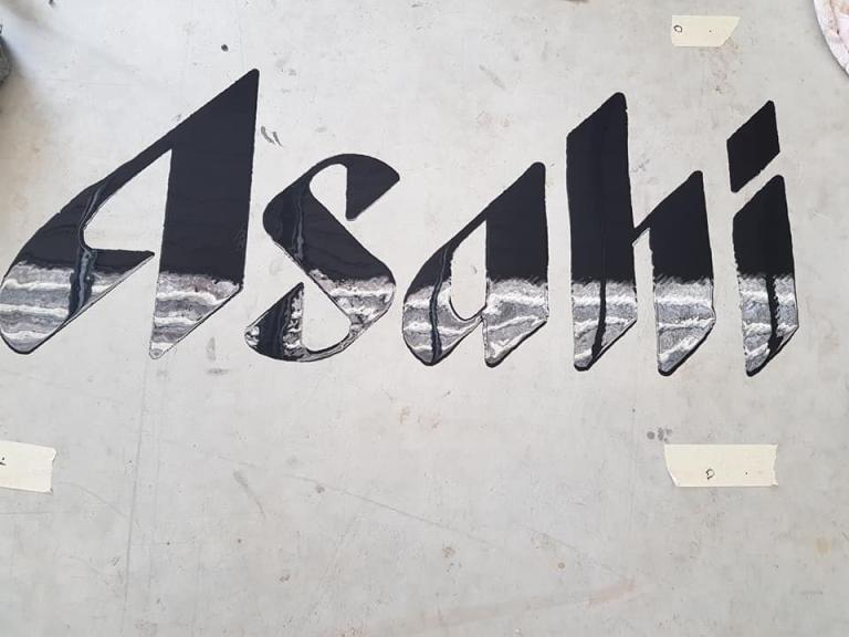 Concrete engraving — RedArt CNC Pro