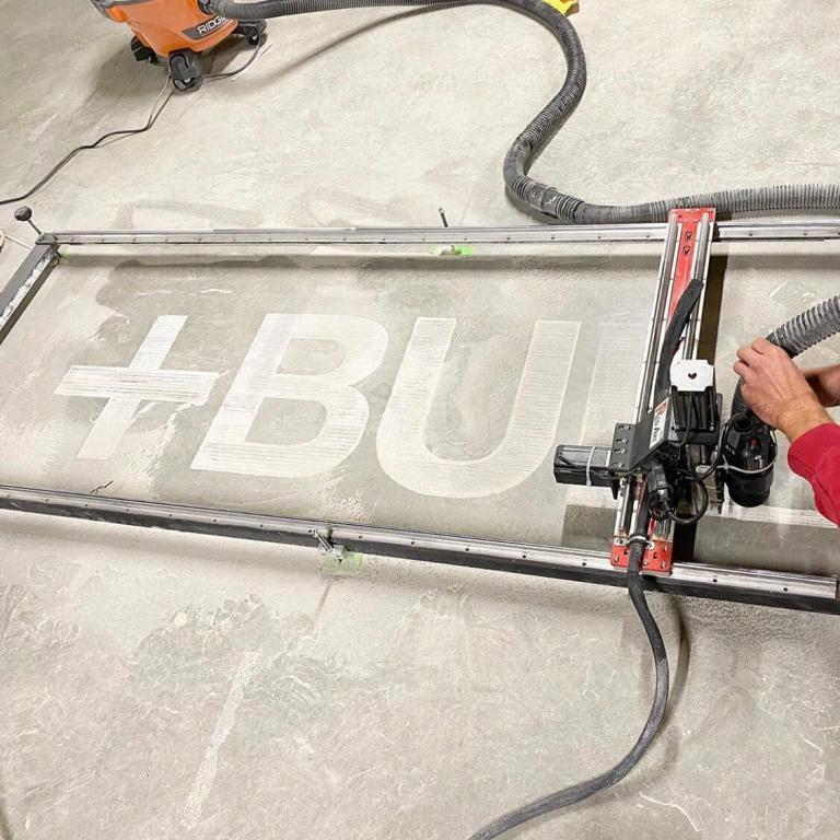 At Work engraving — RedArt CNC Pro