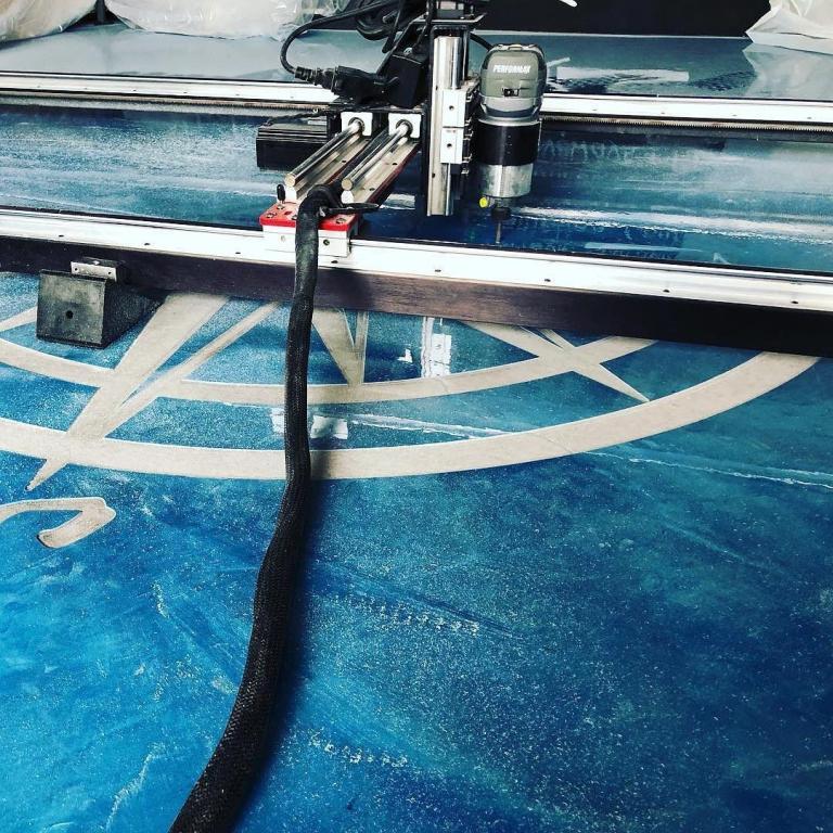 At Work engraving — RedArt CNC Pro