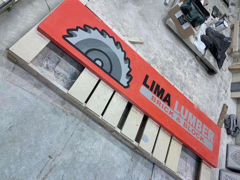 Concrete engraving — RedArt CNC Pro