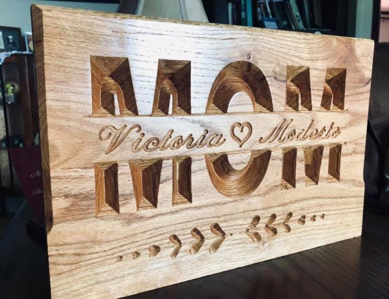 Wood engraving — RedArt CNC Pro