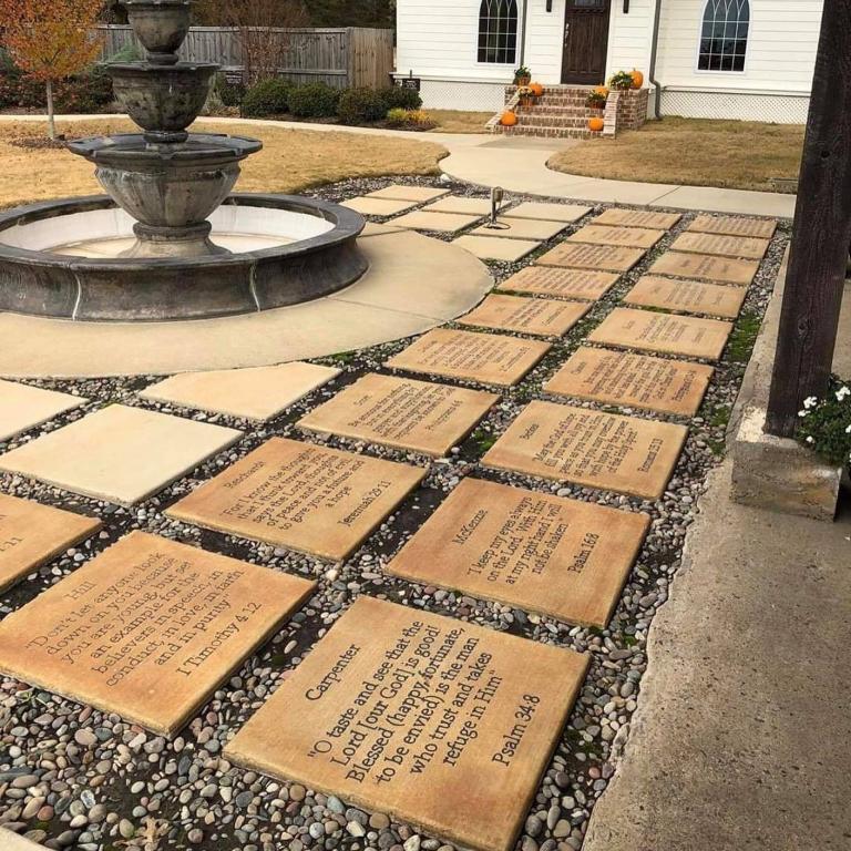 Concrete engraving — RedArt CNC Pro