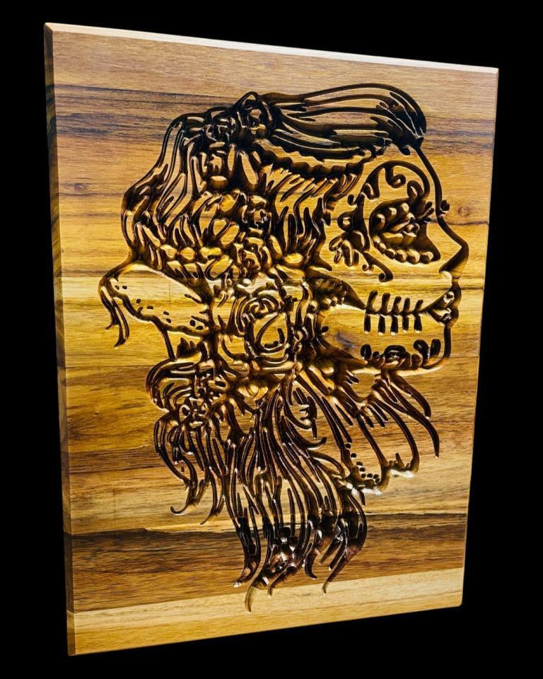 Wood engraving — RedArt CNC Pro