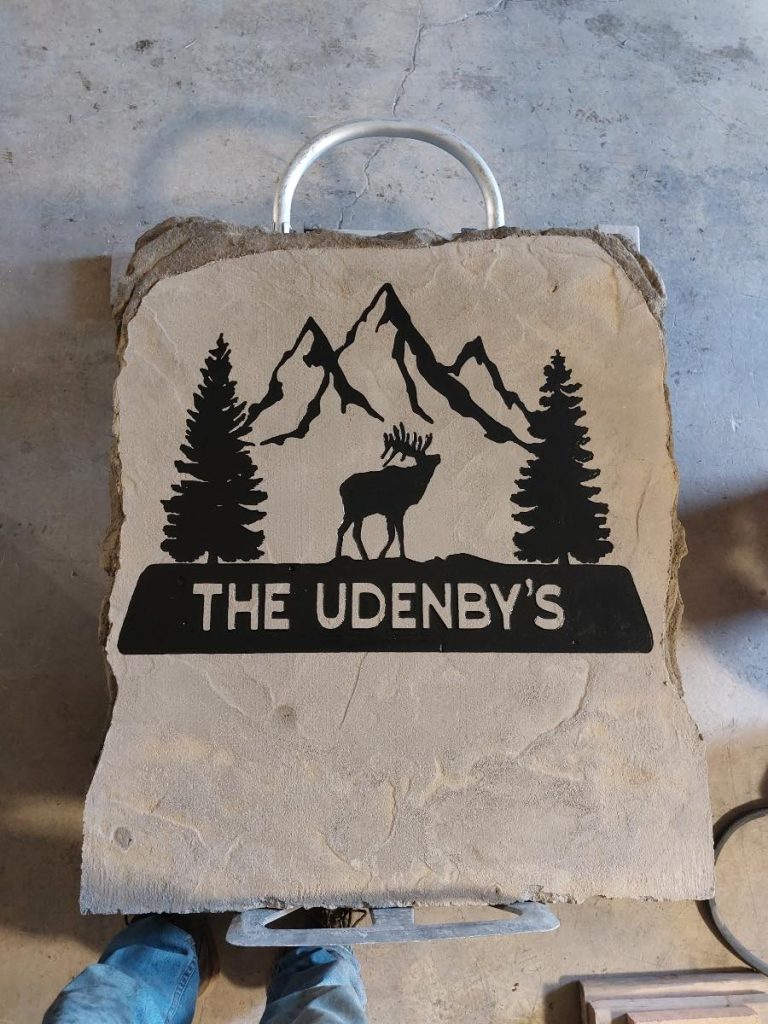 Boulders engraving — RedArt CNC Pro