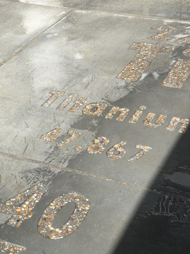 Concrete engraving — RedArt CNC Pro