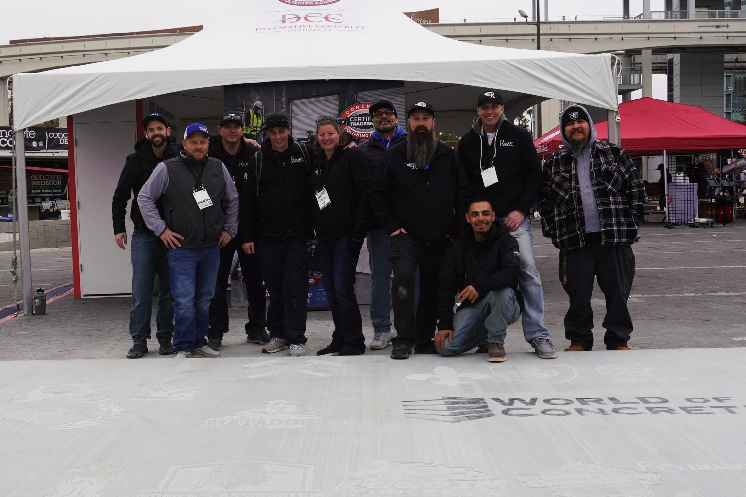 RedArt Technologies team at the World of Concrete