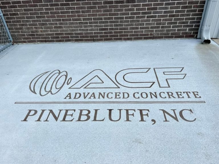 Advanced Concrete Finishing Brings Engraving to North Carolina
