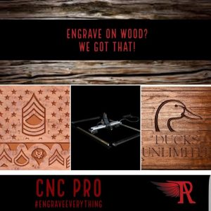 ARES Custom Engraving Takes the CNC Pro to Wood