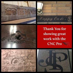 Shout-Out to Our Hard-Working CNC Pro Owners