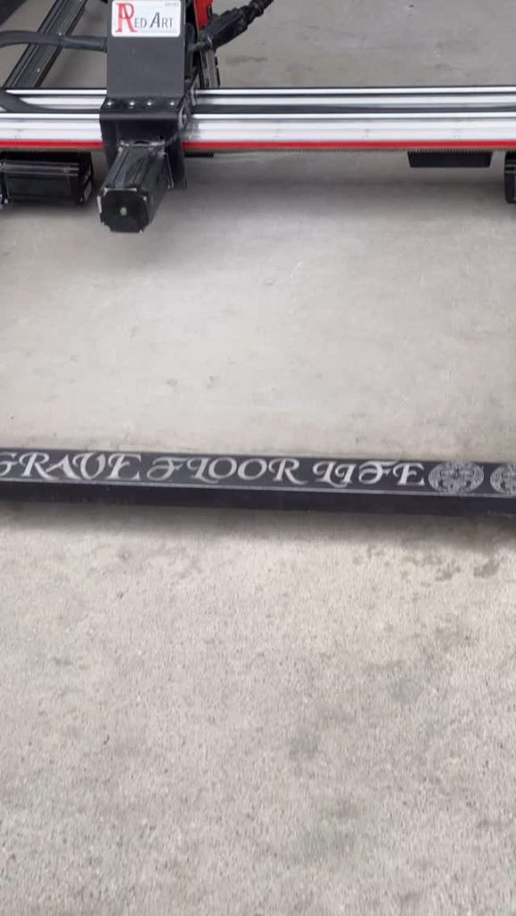 Engrave Floor Life Grinds for Ariat in Studio City