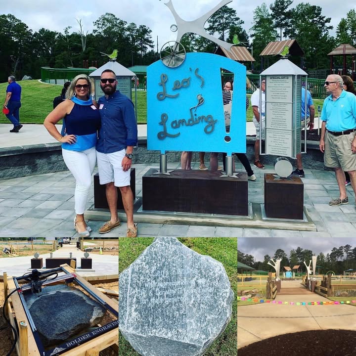 Pride & Bolder Engraving Team Up on Leo's Landing