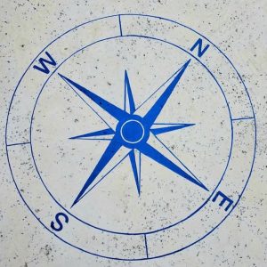 A 6-Foot Compass Rose by Paul James