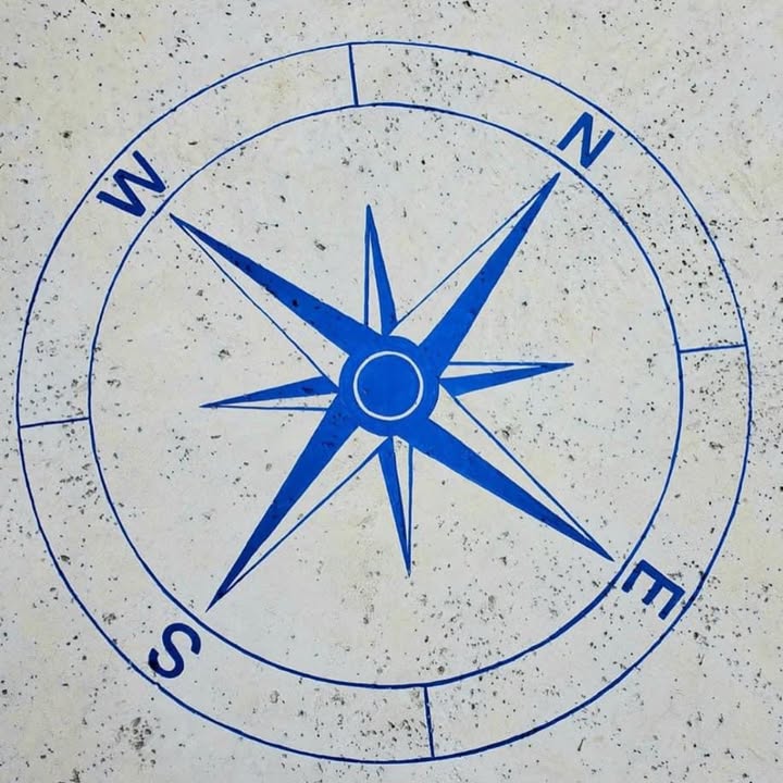 A 6-Foot Compass Rose by Paul James